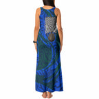 Torres Strait Islanders Forever Voyagers Tank Maxi Dress Indigenous Australian Tribal Canoe Art