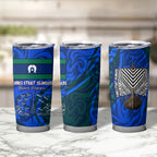 Torres Strait Islanders Forever Voyagers Tumbler Cup Indigenous Australian Tribal Canoe Art