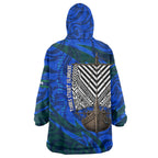 Torres Strait Islanders Forever Voyagers Wearable Blanket Hoodie Indigenous Australian Tribal Canoe Art