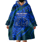 Torres Strait Islanders Forever Voyagers Wearable Blanket Hoodie Indigenous Australian Tribal Canoe Art