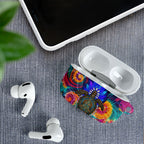 Torres Strait Islanders Sea Turtle AirPods Case Indigenous Tribal Peace Art Cultural Headdress Motif