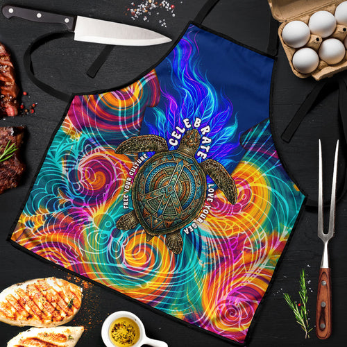 Torres Strait Islanders Sea Turtle Apron Indigenous Tribal Peace Art Cultural Headdress Motif