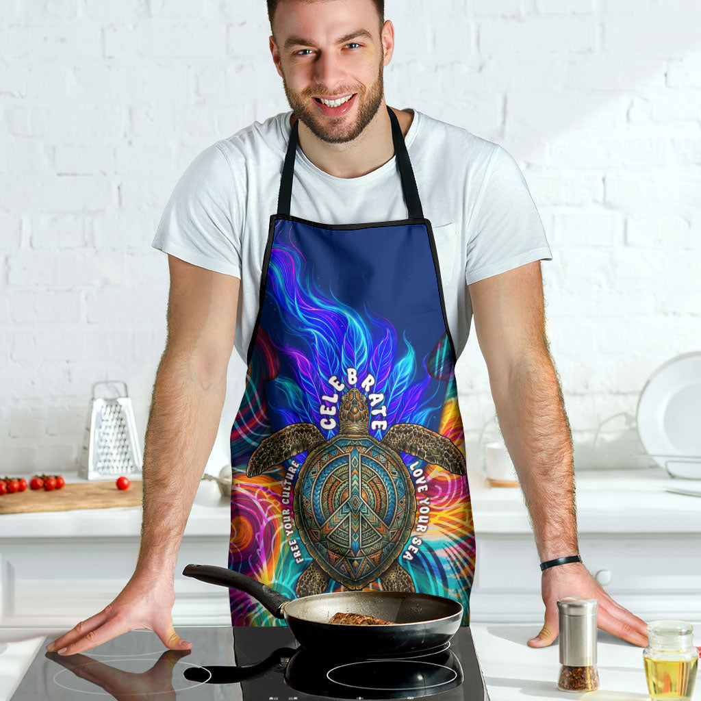 Torres Strait Islanders Sea Turtle Apron Indigenous Tribal Peace Art Cultural Headdress Motif