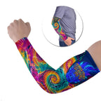 Torres Strait Islanders Sea Turtle Arm Sleeves Indigenous Tribal Peace Art Cultural Headdress Motif