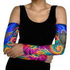 Torres Strait Islanders Sea Turtle Arm Sleeves Indigenous Tribal Peace Art Cultural Headdress Motif