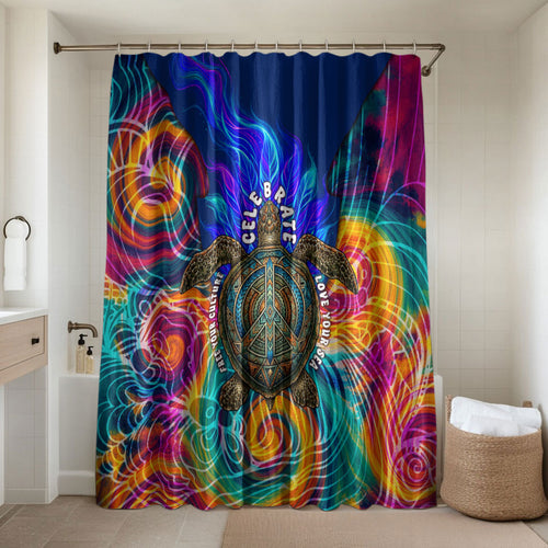 Torres Strait Islanders Sea Turtle Bathroom Set Indigenous Tribal Peace Art Cultural Headdress Motif