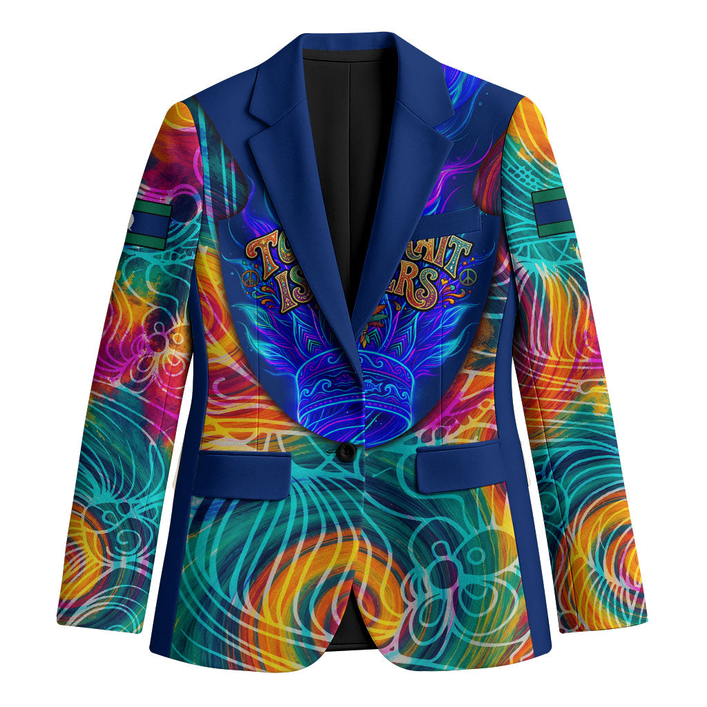 Torres Strait Islanders Sea Turtle Blazer Indigenous Tribal Peace Art Cultural Headdress Motif