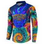 Torres Strait Islanders Sea Turtle Button Sweatshirt Indigenous Tribal Peace Art Cultural Headdress Motif