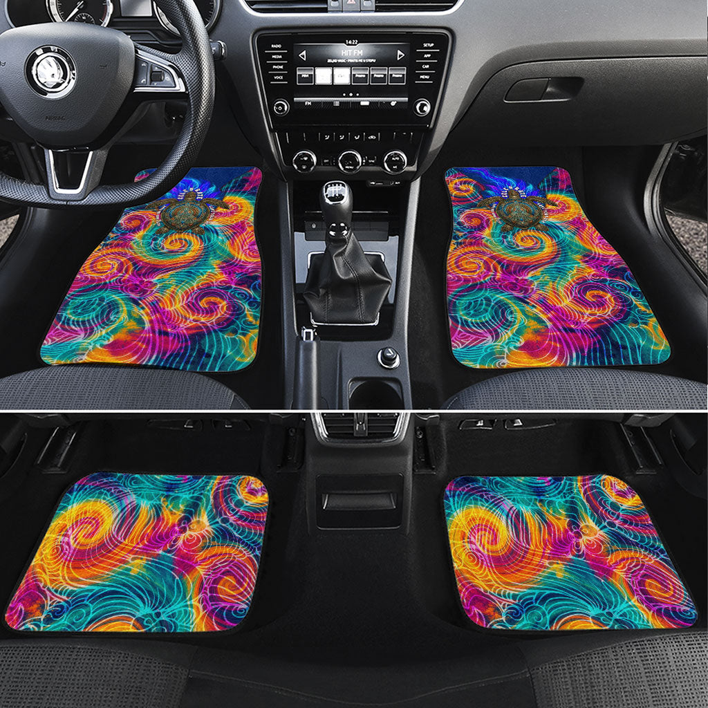 Torres Strait Islanders Sea Turtle Car Mats Indigenous Tribal Peace Art Cultural Headdress Motif