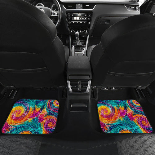 Torres Strait Islanders Sea Turtle Car Mats Indigenous Tribal Peace Art Cultural Headdress Motif