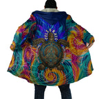 Torres Strait Islanders Sea Turtle Cloak Indigenous Tribal Peace Art Cultural Headdress Motif