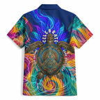 Torres Strait Islanders Sea Turtle Hawaiian Shirt Indigenous Tribal Peace Art Cultural Headdress Motif