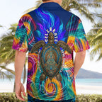 Torres Strait Islanders Sea Turtle Hawaiian Shirt Indigenous Tribal Peace Art Cultural Headdress Motif