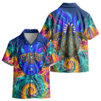 Torres Strait Islanders Sea Turtle Kid Hawaiian Shirt Indigenous Tribal Peace Art Cultural Headdress Motif