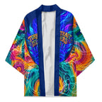 Torres Strait Islanders Sea Turtle Kimono Indigenous Tribal Peace Art Cultural Headdress Motif
