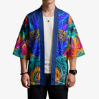 Torres Strait Islanders Sea Turtle Kimono Indigenous Tribal Peace Art Cultural Headdress Motif