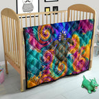 Torres Strait Islanders Sea Turtle Quilt Indigenous Tribal Peace Art Cultural Headdress Motif