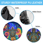 Torres Strait Islanders Sea Turtle Spare Tire Cover Indigenous Tribal Peace Art Cultural Headdress Motif