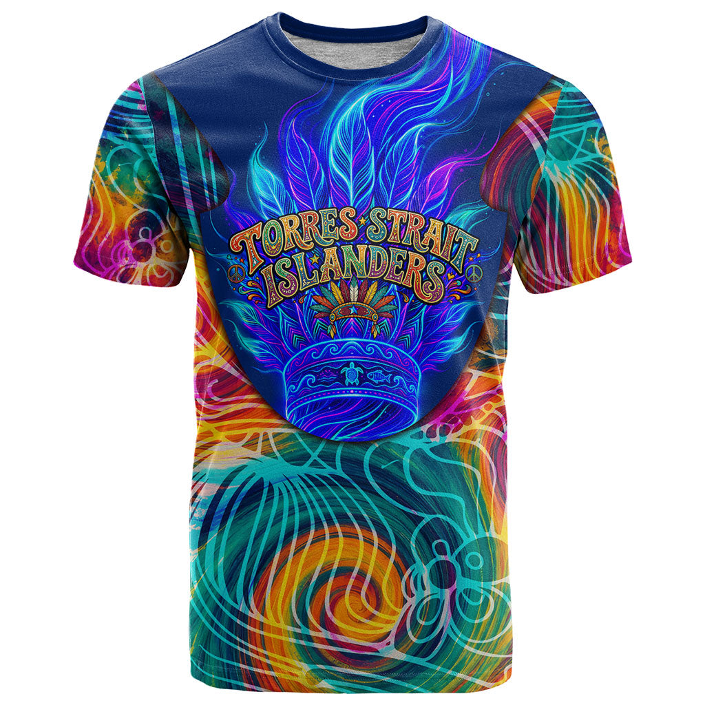 Torres Strait Islanders Sea Turtle T Shirt Indigenous Tribal Peace Art Cultural Headdress Motif