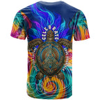 Torres Strait Islanders Sea Turtle T Shirt Indigenous Tribal Peace Art Cultural Headdress Motif