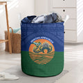 Torres Strait Islanders Day Traditional Dhari Headdress Laundry Basket Indigenous Australian Tribal Weaving Pattern Culture