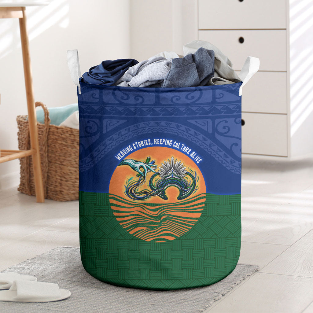 Torres Strait Islanders Day Traditional Dhari Headdress Laundry Basket Indigenous Australian Tribal Weaving Pattern Culture