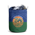 Torres Strait Islanders Day Traditional Dhari Headdress Laundry Basket Indigenous Australian Tribal Weaving Pattern Culture