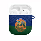 Torres Strait Islanders Day Traditional Dhari Headdress AirPods Case Indigenous Australian Tribal Weaving Pattern Culture