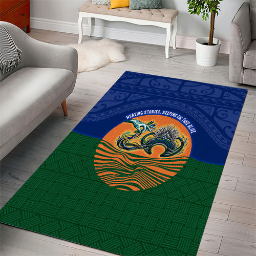 Torres Strait Islanders Day Traditional Dhari Headdress Area Rug Indigenous Australian Tribal Weaving Pattern Culture