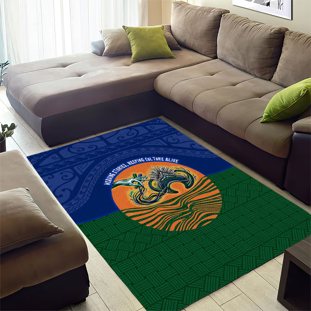 Torres Strait Islanders Day Traditional Dhari Headdress Area Rug Indigenous Australian Tribal Weaving Pattern Culture