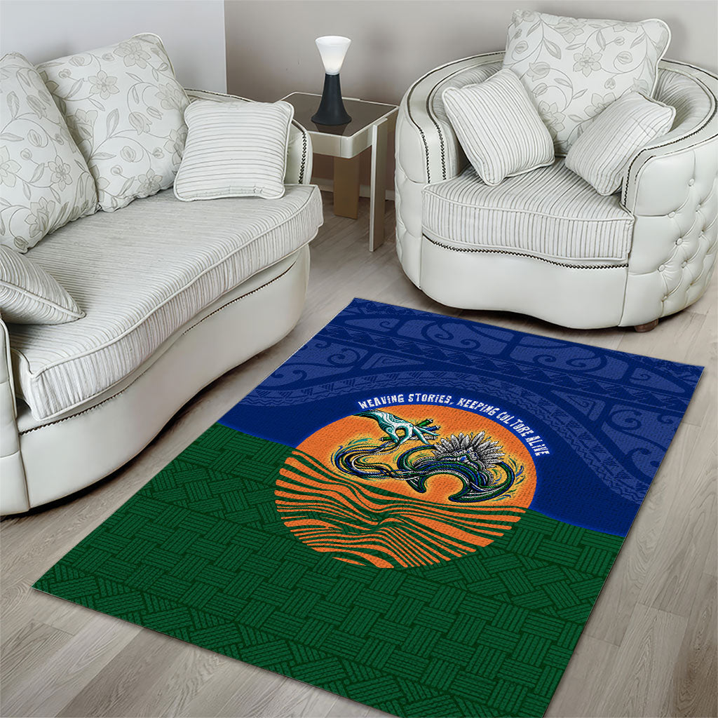 Torres Strait Islanders Day Traditional Dhari Headdress Area Rug Indigenous Australian Tribal Weaving Pattern Culture