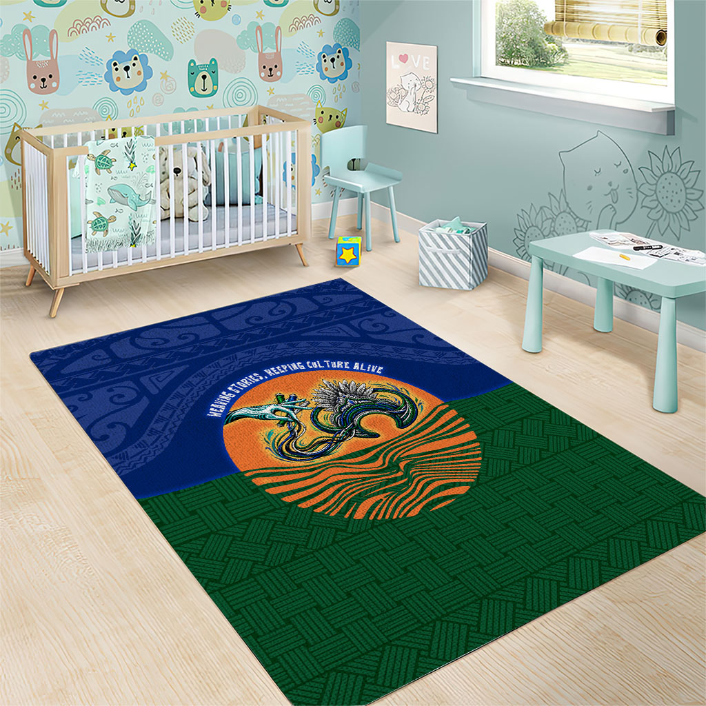 Torres Strait Islanders Day Traditional Dhari Headdress Area Rug Indigenous Australian Tribal Weaving Pattern Culture