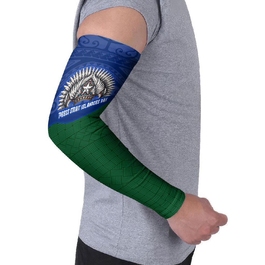 Torres Strait Islanders Day Traditional Dhari Headdress Arm Sleeves Indigenous Australian Tribal Weaving Pattern Culture