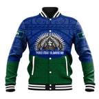 Torres Strait Islanders Day Traditional Dhari Headdress Baseball Jacket Indigenous Australian Tribal Weaving Pattern Culture