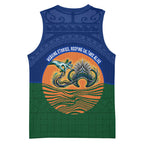 Torres Strait Islanders Day Traditional Dhari Headdress Basketball Jersey Indigenous Australian Tribal Weaving Pattern Culture