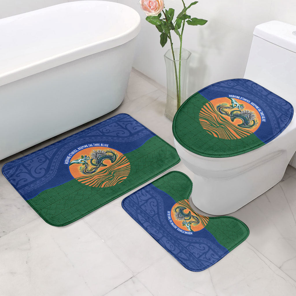Torres Strait Islanders Day Traditional Dhari Headdress Bathroom Set Indigenous Australian Tribal Weaving Pattern Culture