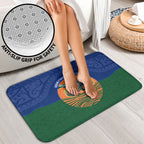 Torres Strait Islanders Day Traditional Dhari Headdress Bathroom Set Indigenous Australian Tribal Weaving Pattern Culture