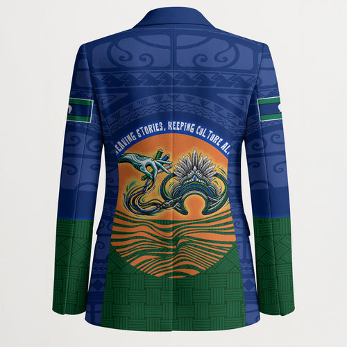 Torres Strait Islanders Day Traditional Dhari Headdress Blazer Indigenous Australian Tribal Weaving Pattern Culture
