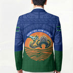 Torres Strait Islanders Day Traditional Dhari Headdress Blazer Indigenous Australian Tribal Weaving Pattern Culture