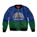 Torres Strait Islanders Day Traditional Dhari Headdress Bomber Jacket Indigenous Australian Tribal Weaving Pattern Culture