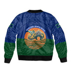 Torres Strait Islanders Day Traditional Dhari Headdress Bomber Jacket Indigenous Australian Tribal Weaving Pattern Culture
