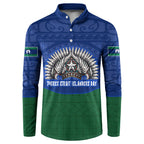 Torres Strait Islanders Day Traditional Dhari Headdress Button Sweatshirt Indigenous Australian Tribal Weaving Pattern Culture