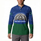 Torres Strait Islanders Day Traditional Dhari Headdress Button Sweatshirt Indigenous Australian Tribal Weaving Pattern Culture