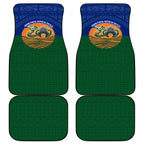 Torres Strait Islanders Day Traditional Dhari Headdress Car Mats Indigenous Australian Tribal Weaving Pattern Culture