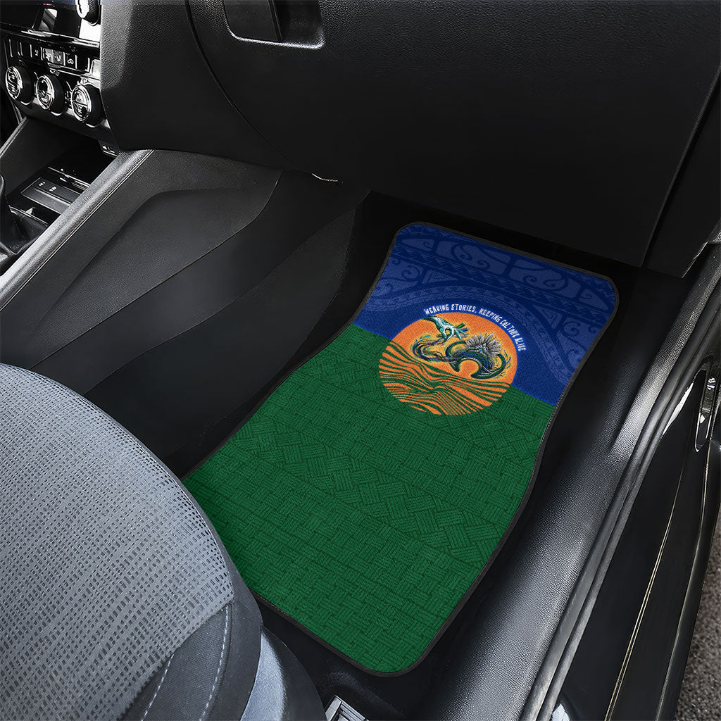 Torres Strait Islanders Day Traditional Dhari Headdress Car Mats Indigenous Australian Tribal Weaving Pattern Culture