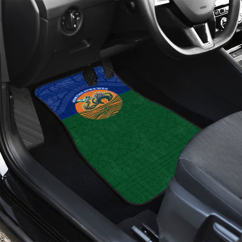 Torres Strait Islanders Day Traditional Dhari Headdress Car Mats Indigenous Australian Tribal Weaving Pattern Culture