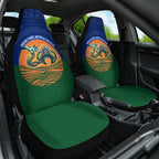 Torres Strait Islanders Day Traditional Dhari Headdress Car Seat Cover Indigenous Australian Tribal Weaving Pattern Culture