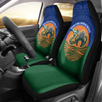 Torres Strait Islanders Day Traditional Dhari Headdress Car Seat Cover Indigenous Australian Tribal Weaving Pattern Culture