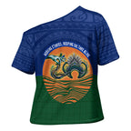 Torres Strait Islanders Day Traditional Dhari Headdress Cross Shoulder Shirt Indigenous Australian Tribal Weaving Pattern Culture