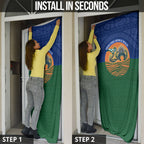 Torres Strait Islanders Day Traditional Dhari Headdress Door Cover Indigenous Australian Tribal Weaving Pattern Culture